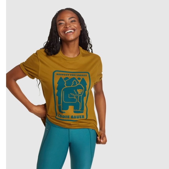 Graphic T-shirt | Respect the locals | Eddie Bauer | Gender neutral - Picture 9 of 10